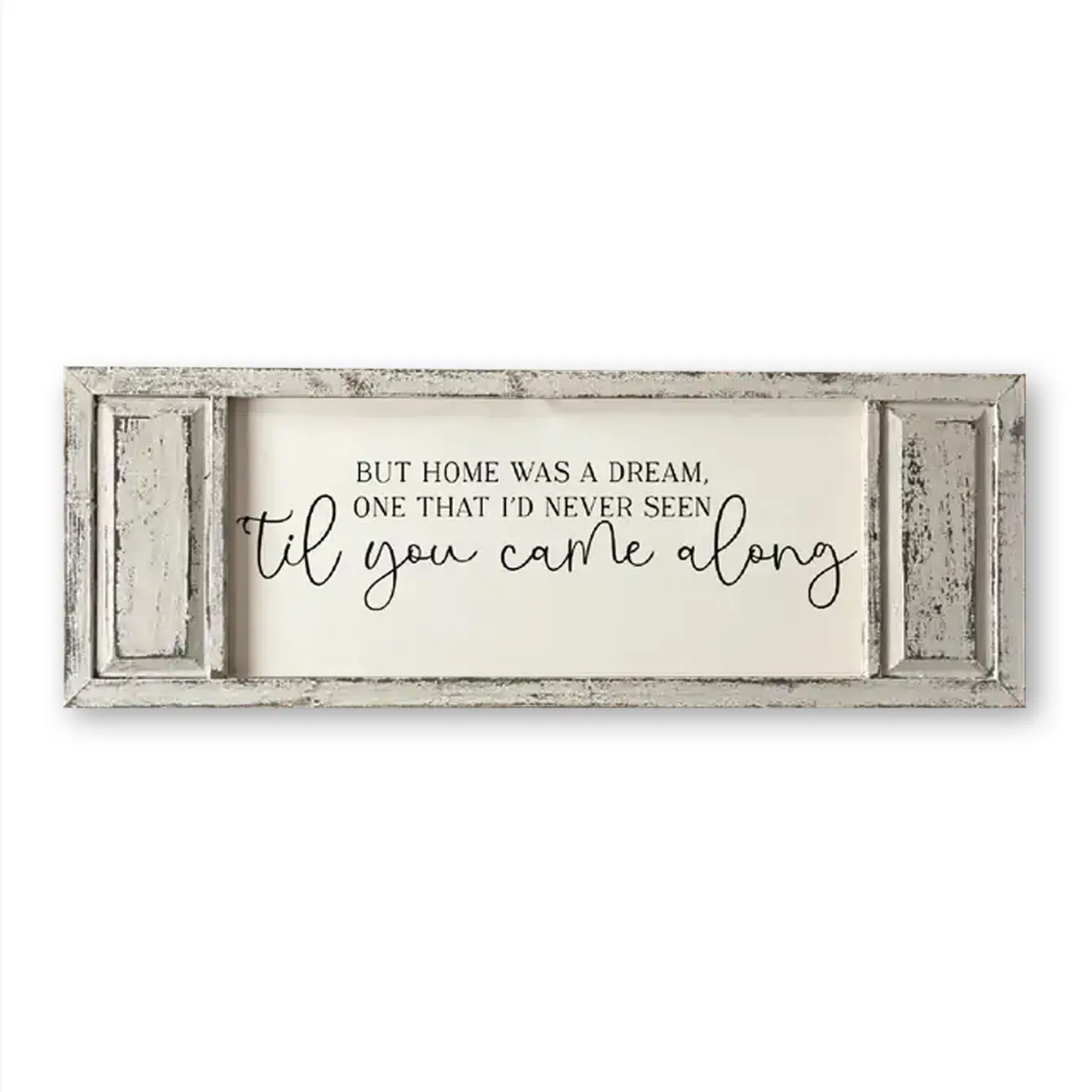FRAMED CANVAS HOME WAS A DREAM