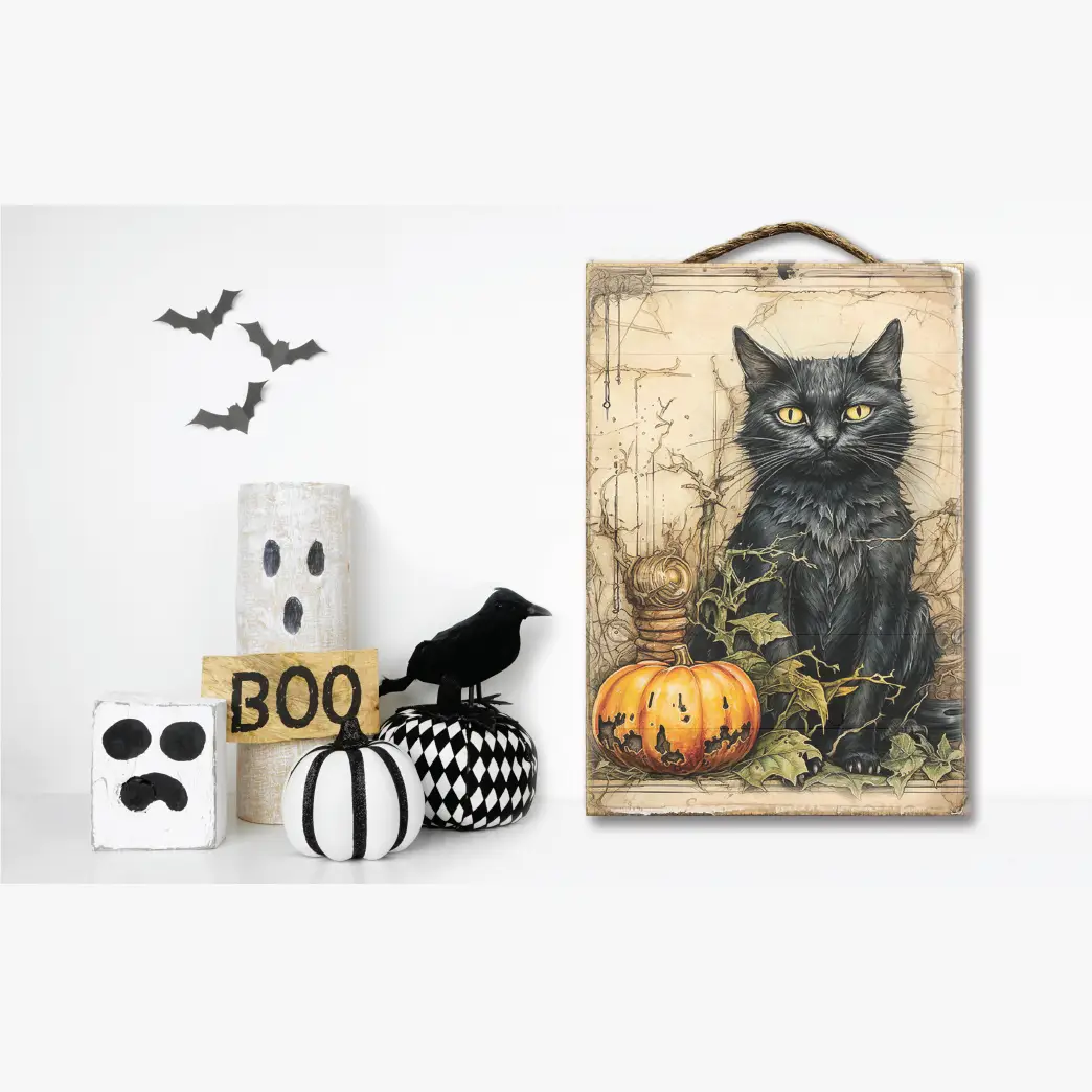 Vintage Black Cat