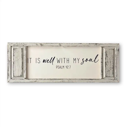FRAMED CANVAS WELL WITH MY SOUL