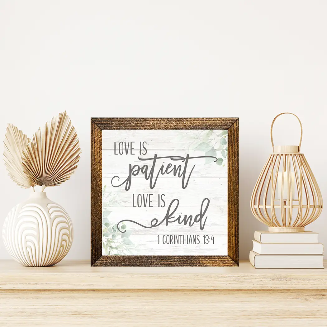 TIMBERLAND FRAME LOVE IS PATIENT (WHITE)