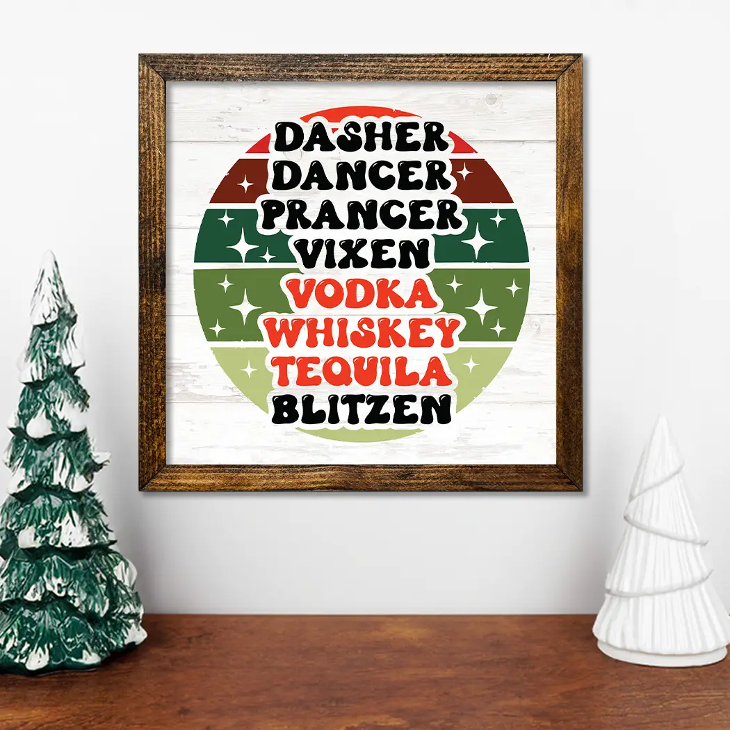 TIMBERLAND FRAME REINDEER NAMES VODKA WHISKEY TEQUILA