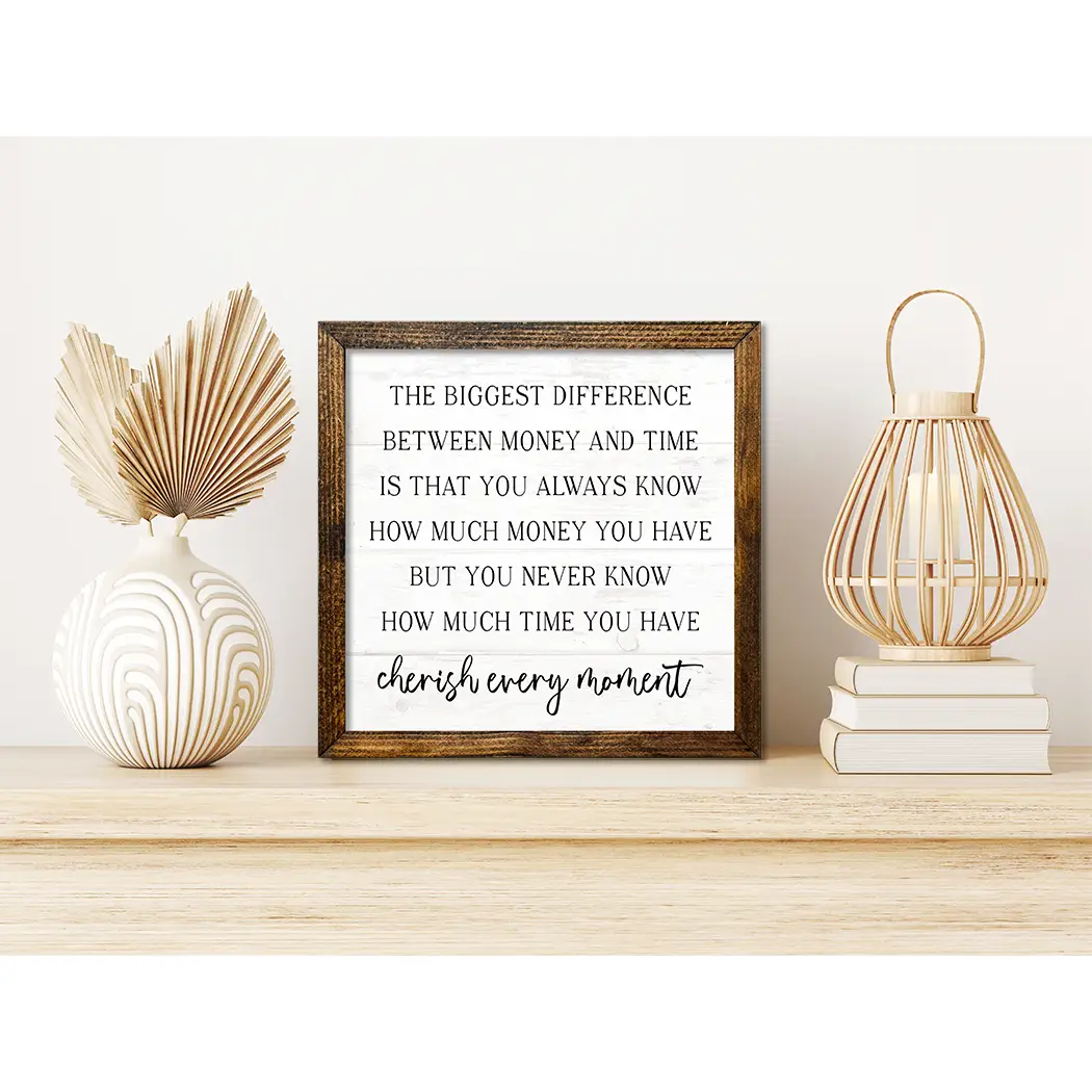 TIMBERLAND FRAME CHERISH EVERY MOMENT