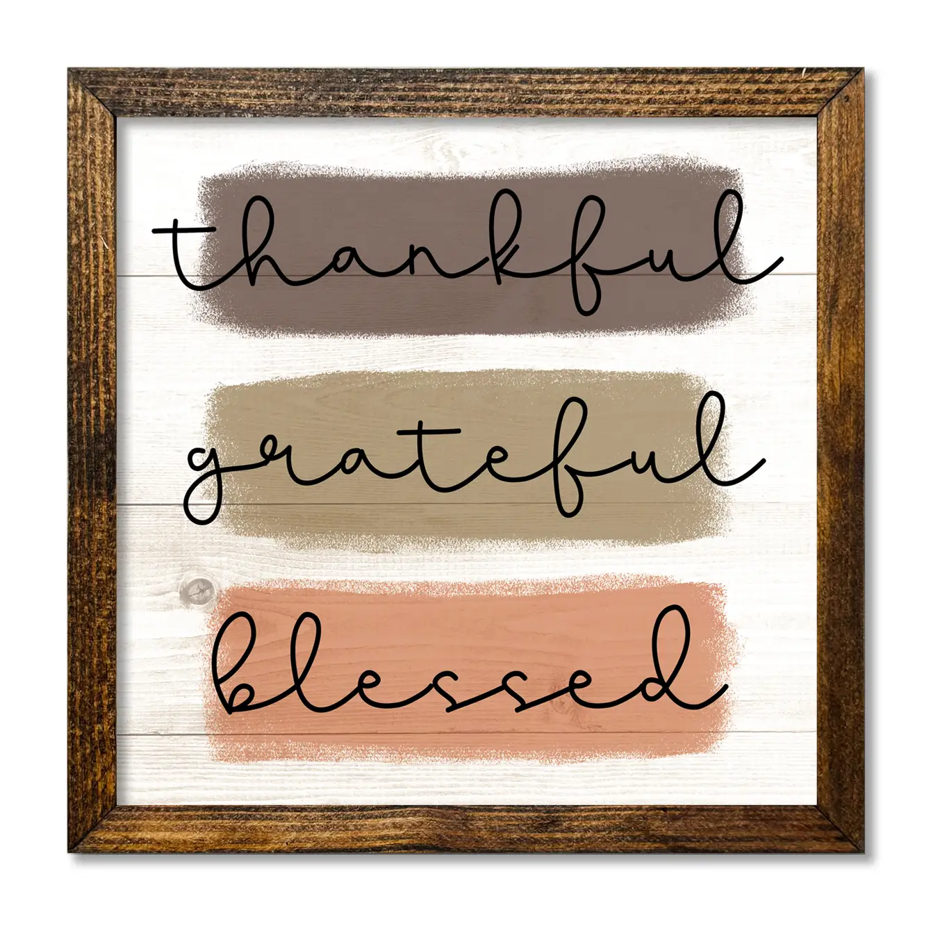 TIMBERLAND FRAME BOHO THANKFUL GRATEFUL BLESSED