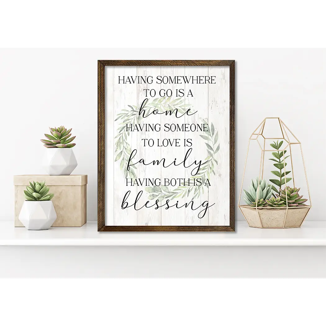 TIMBERLAND FRAME HOME FAMILY BLESSING