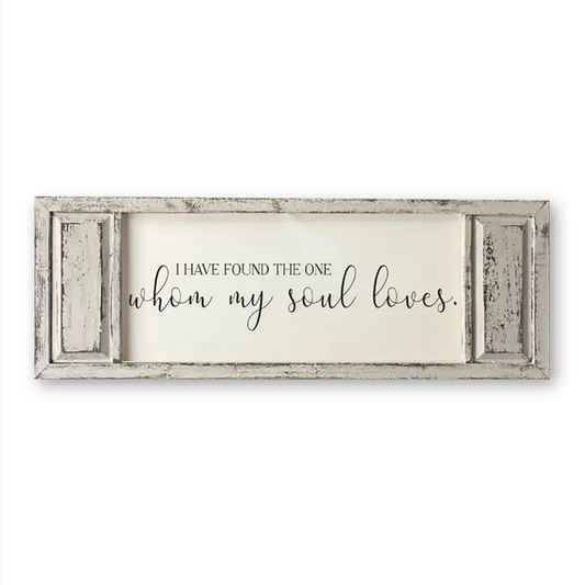 FRAMED CANVAS I HAVE FOUND THE ONE