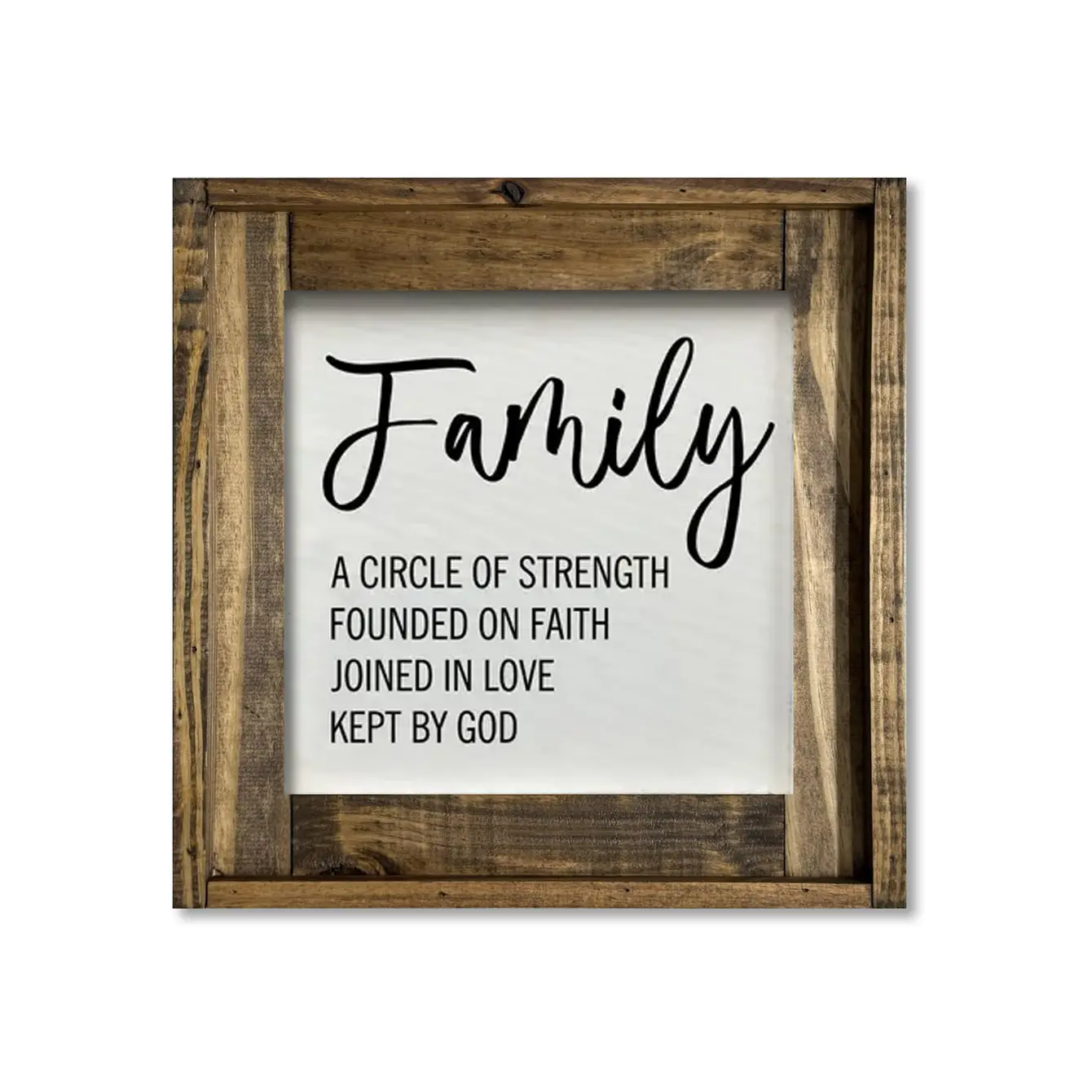 FRAMED CANVAS FAMILY CIRCLE