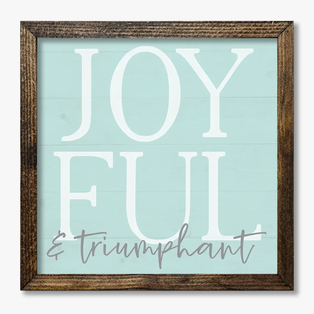 TIMBERLAND FRAME JOYFUL & TRIUMPHANT