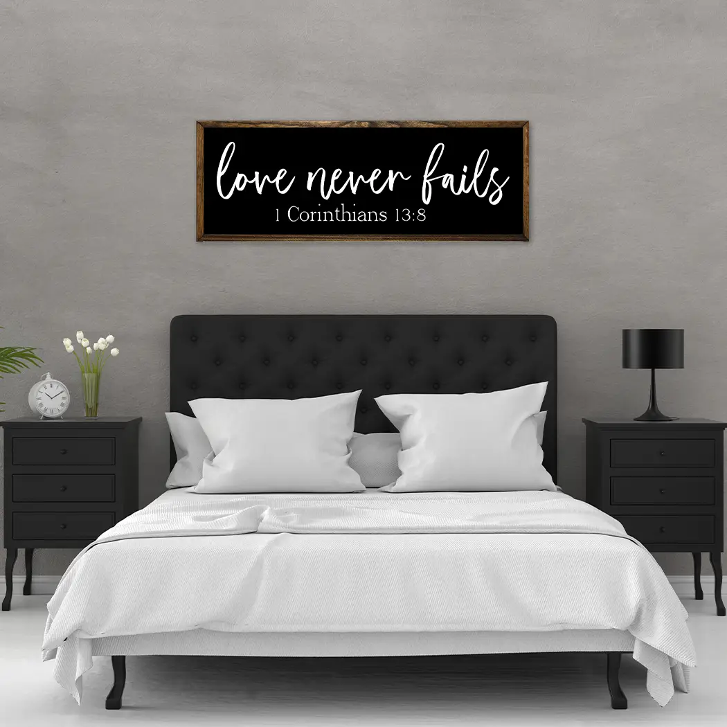 TIMBERLAND FRAME LOVE NEVER FAILS BLACK
