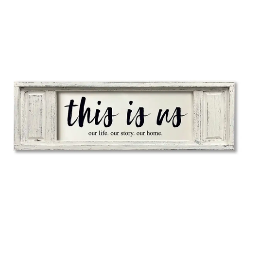 Small Double Panel Canvas This is US