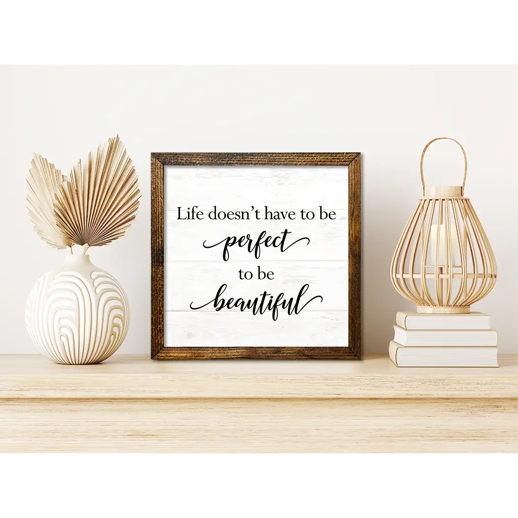 TIMBERLAND FRAME LIFE DOESN'T HAVE TO BE PERFECT