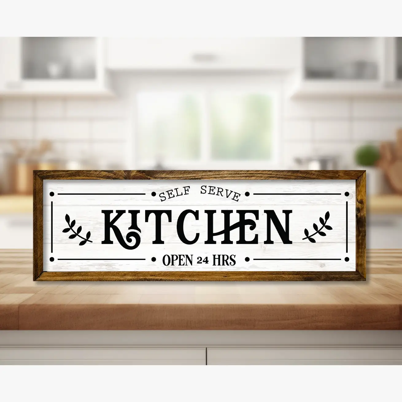 TIMBERLAND FRAME KITCHEN OPEN 24/7