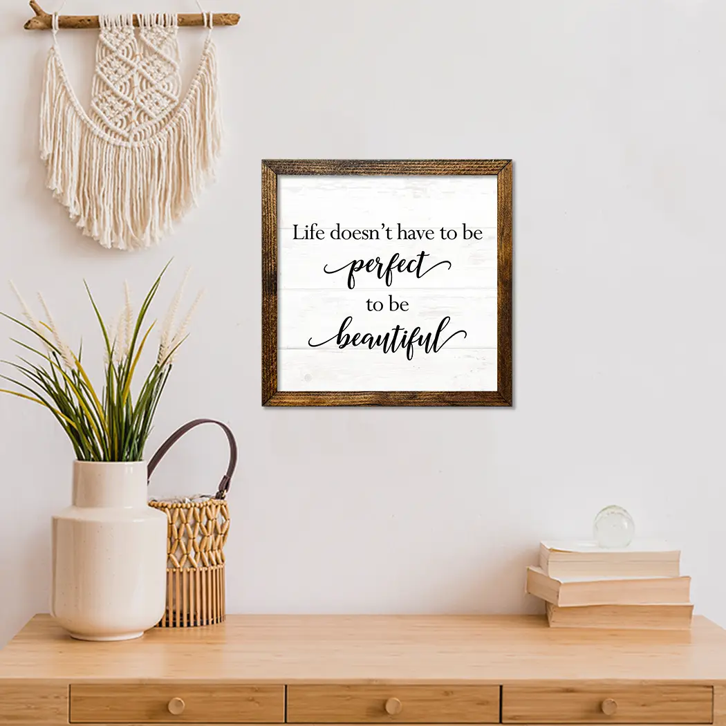 TIMBERLAND FRAME LIFE DOESN'T HAVE TO BE PERFECT