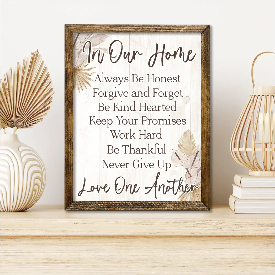 TIMBERLAND FRAME BOHO IN OUR HOME