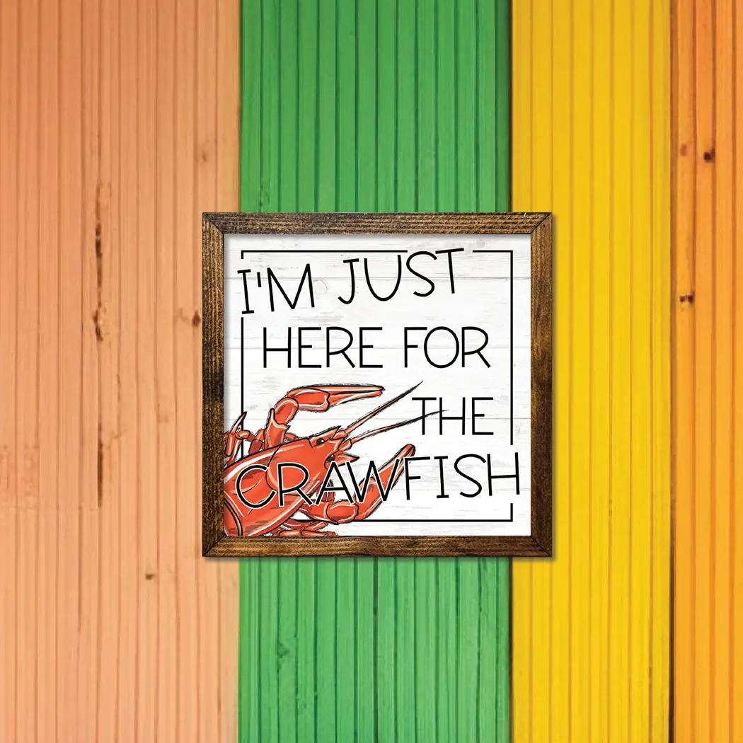 TIMBERLAND FRAME I'M JUST HERE FOR THE CRAWFISH