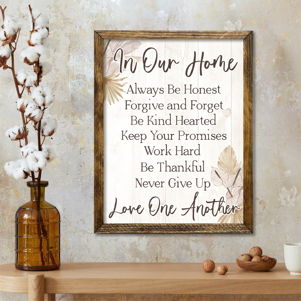TIMBERLAND FRAME BOHO IN OUR HOME