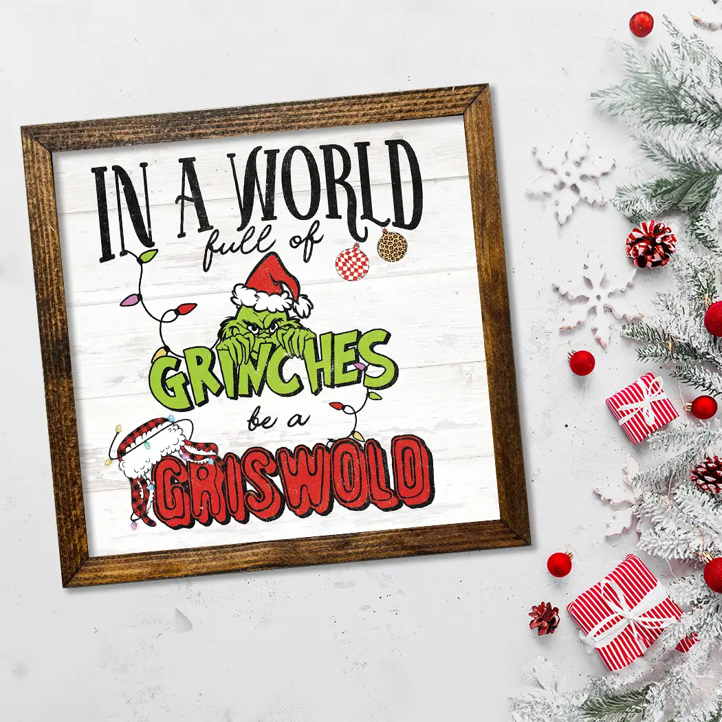 TIMBERLAND FRAME IN A WORLD FULL OF GRINCHES BE A GRISWOLD