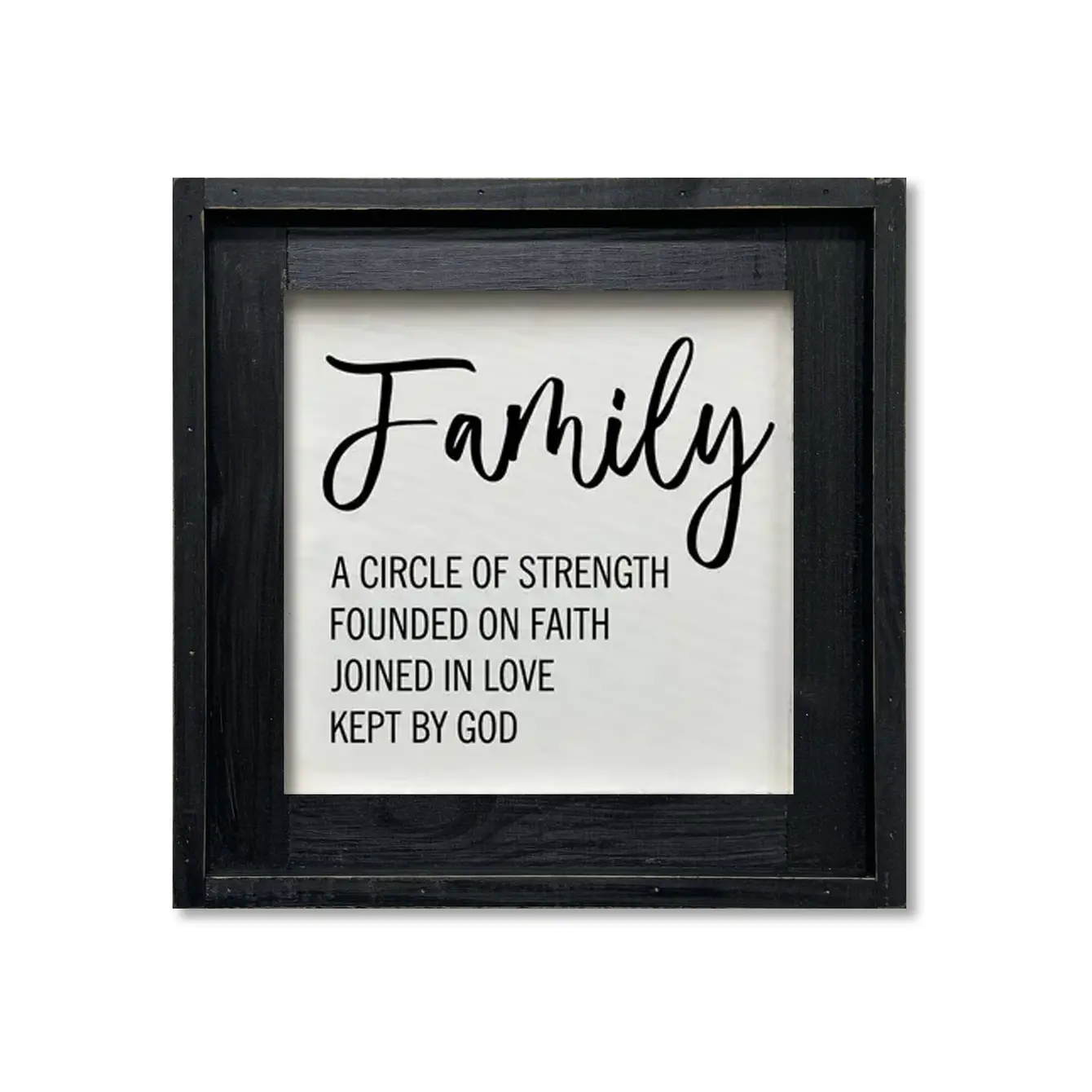 FRAMED CANVAS FAMILY CIRCLE