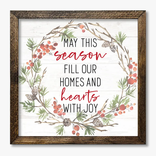 TIMBERLAND FRAME MAY THIS SEASON FILL OUR HOME AND HEARTS