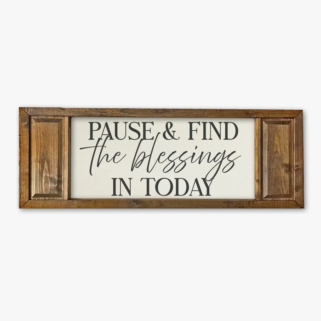 FRAMED CANVAS PAUSE & FIND THE BLESSINGS
