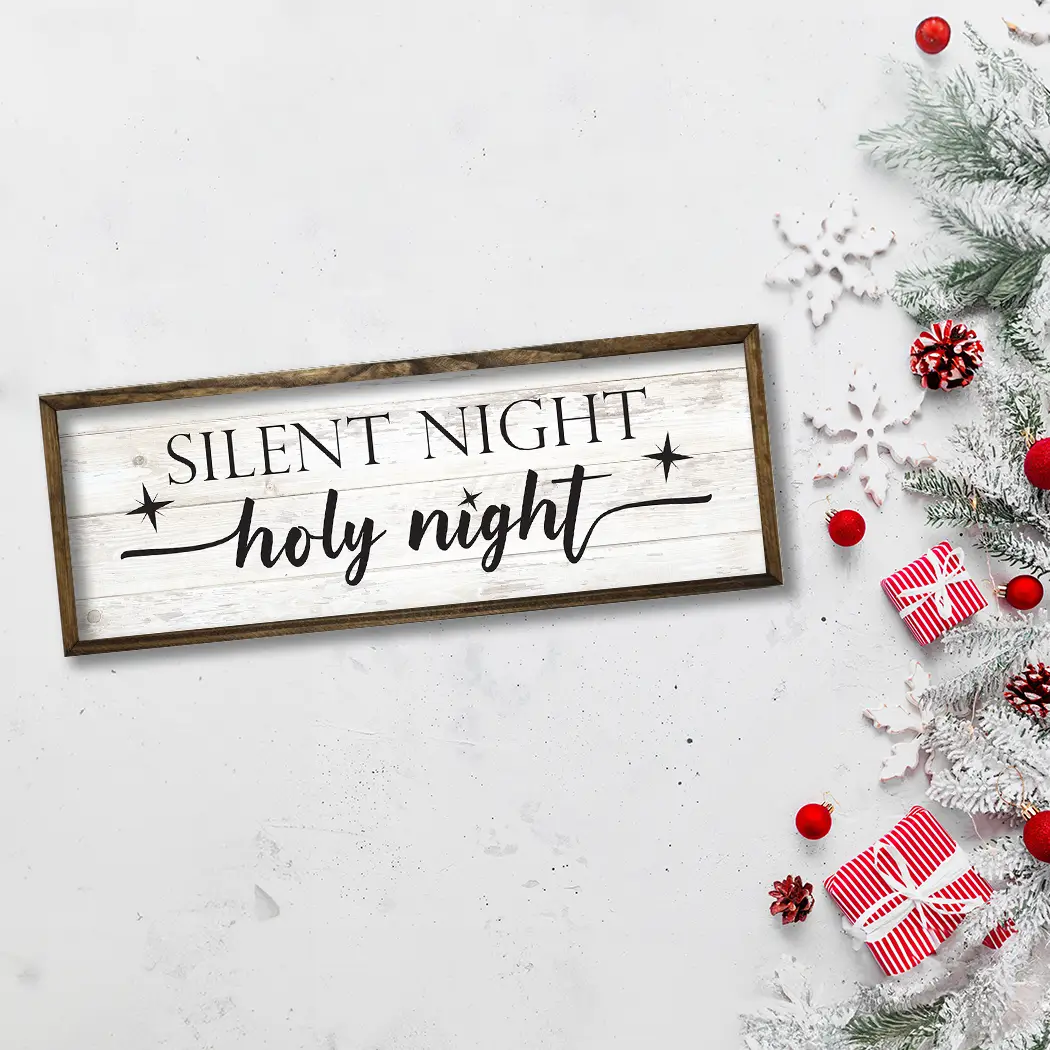 TIMBERLAND FRAME SILENT NIGHT HOLY NIGHT