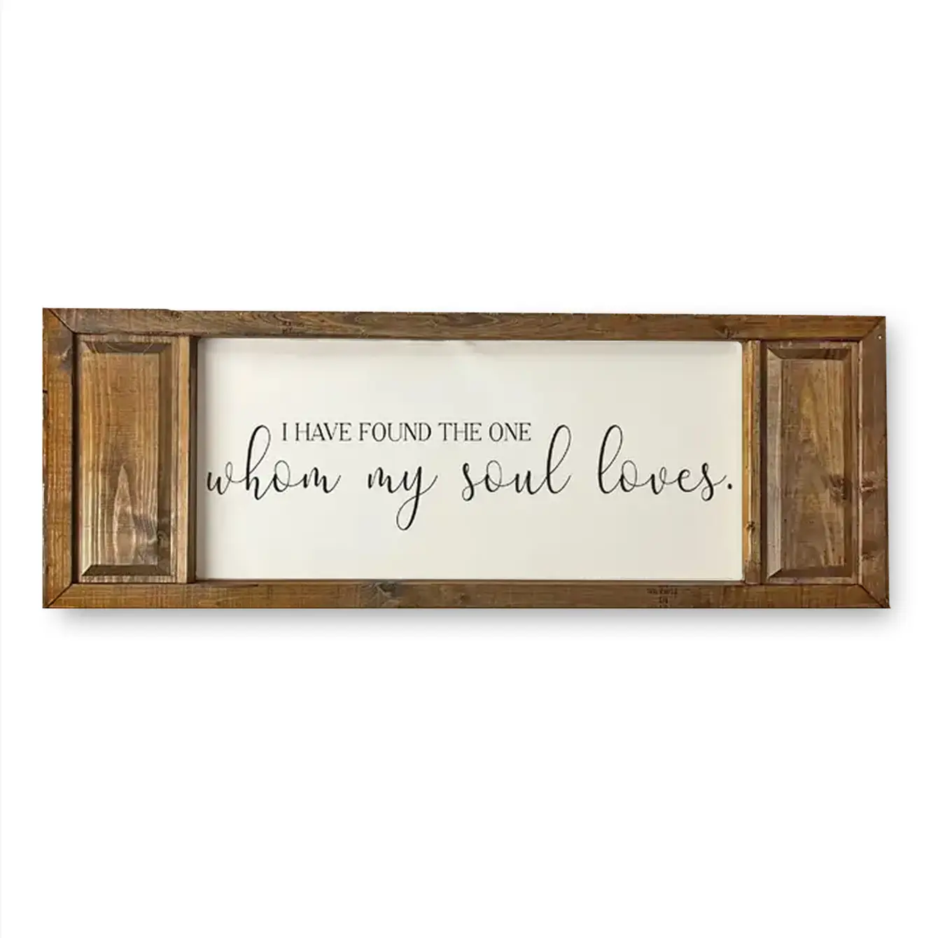 FRAMED CANVAS I HAVE FOUND THE ONE