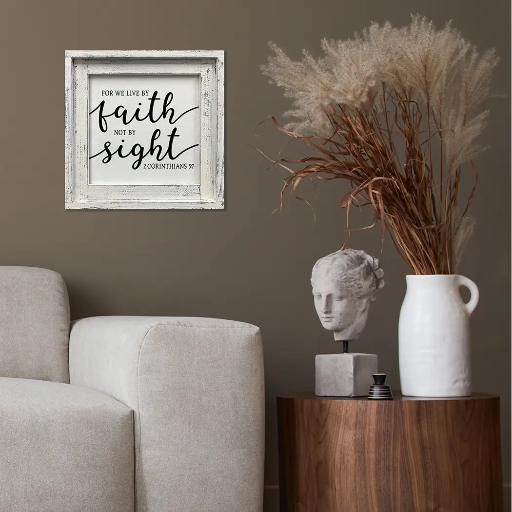 FRAMED CANVAS LIVE BY FAITH