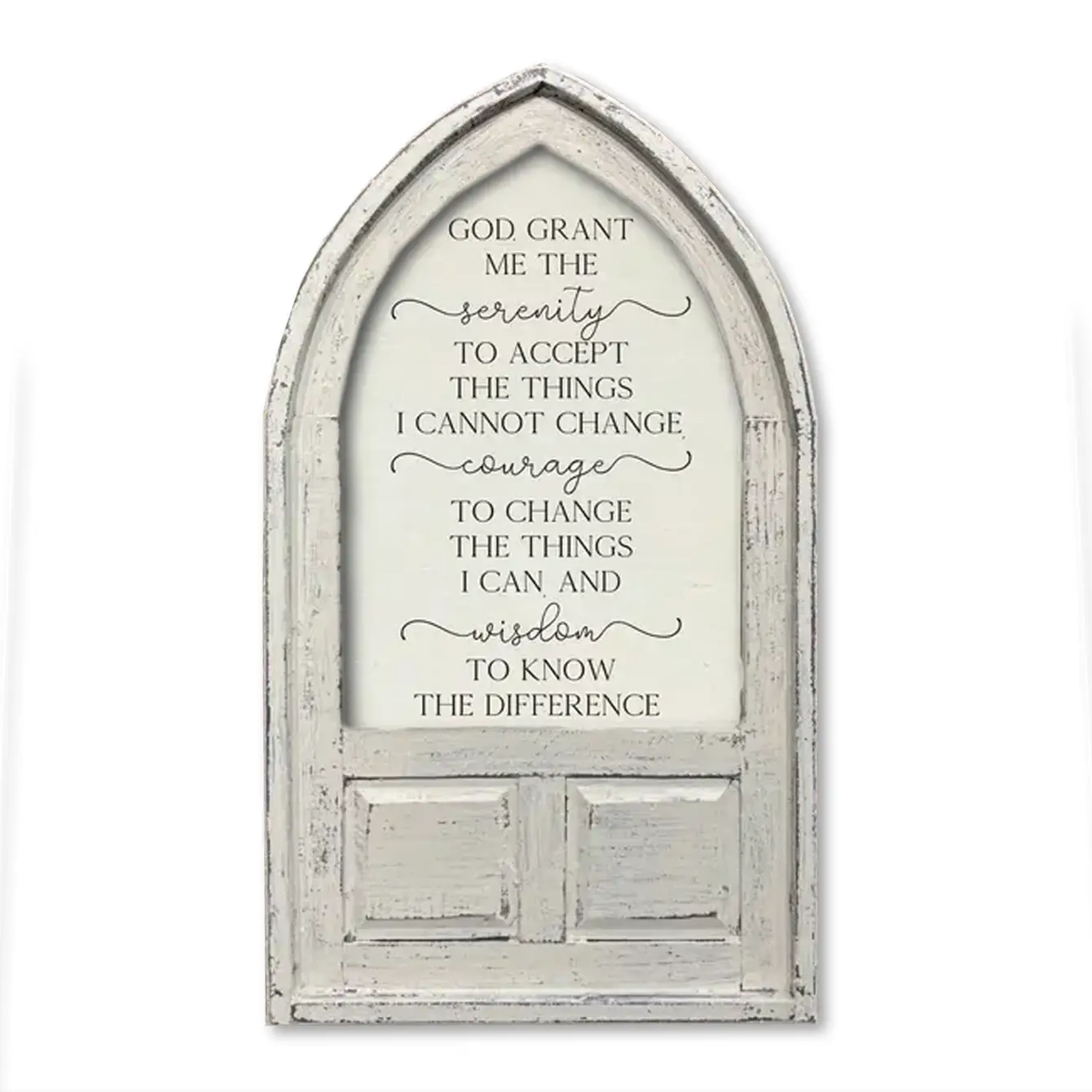 Small Arched Framed Serenity Prayer