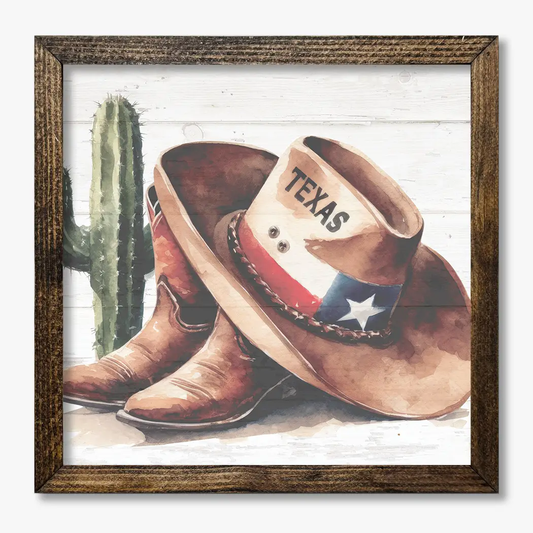 TIMBERLAND FRAME TEXAS BOOT AND HAT