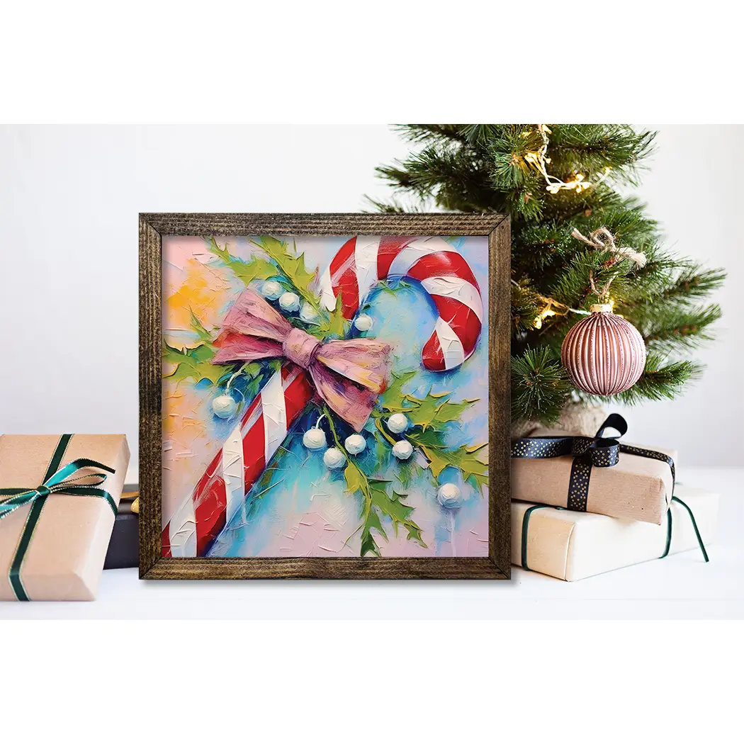 TIMBERLAND FRAME ABSTRACT CANDY CANE