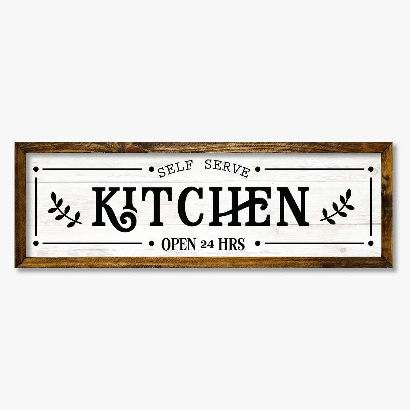 TIMBERLAND FRAME KITCHEN OPEN 24/7