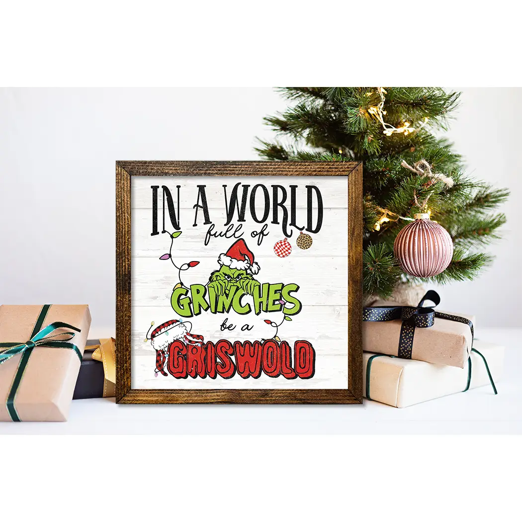 TIMBERLAND FRAME IN A WORLD FULL OF GRINCHES BE A GRISWOLD