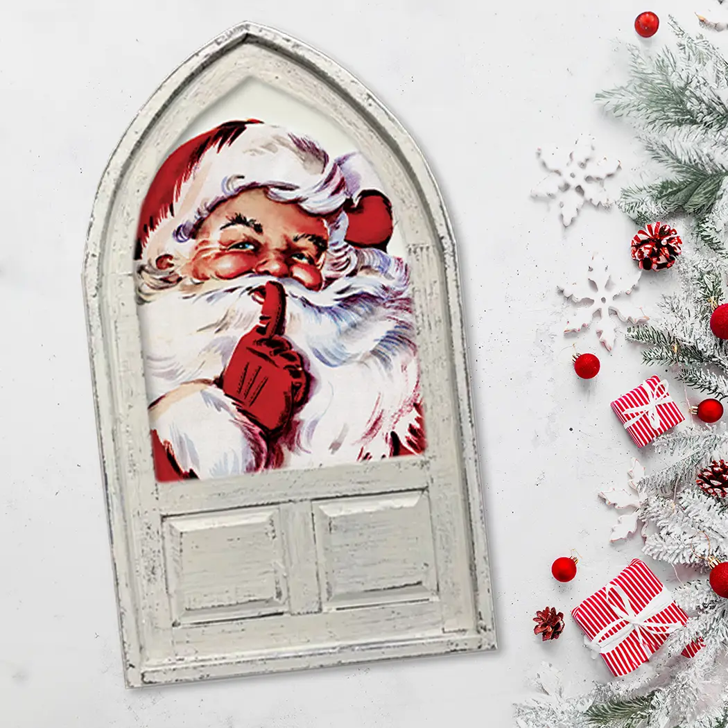 Small Arched Shh Santa