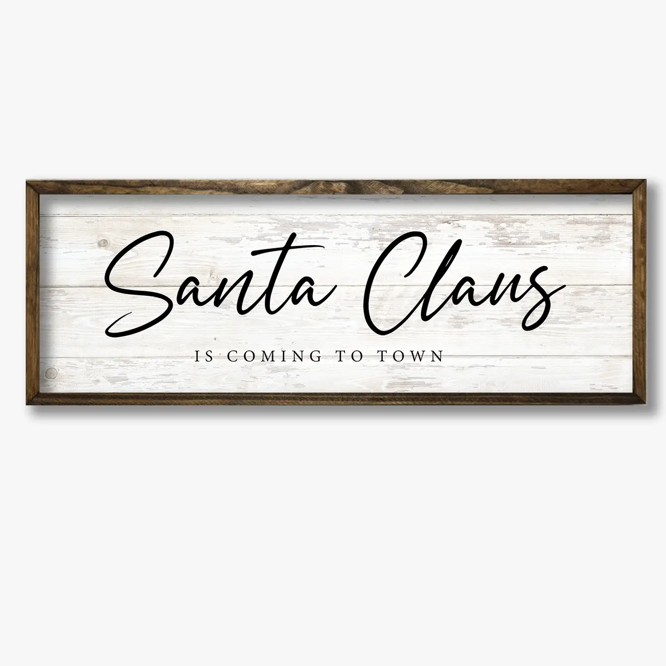 TIMBERLAND FRAME SANTA CLAUS IS COMING TO TOWN