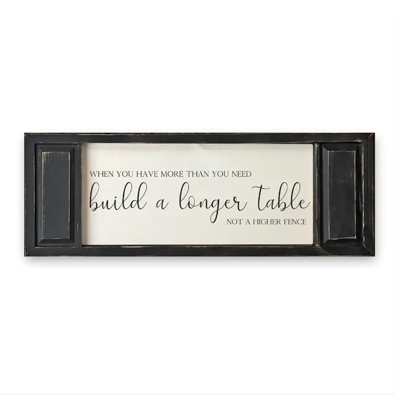 FRAMED CANVAS BUILD A LONGER TABLE