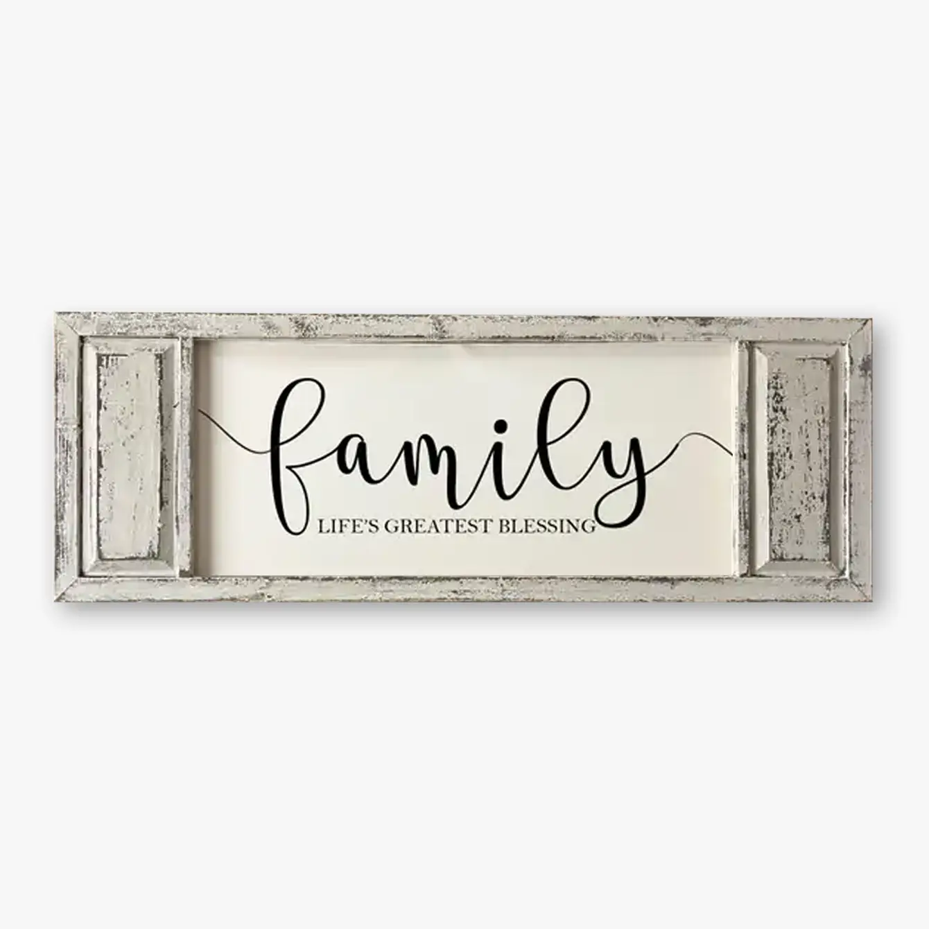 FRAMED CANVAS FAMILY LIFE BLESSING