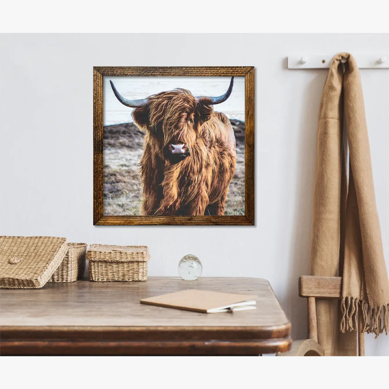 TIMBERLAND FRAME HIGHLAND COW