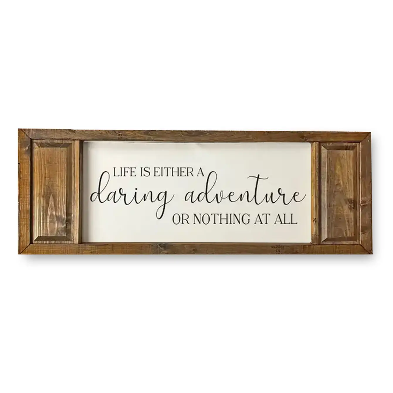 FRAMED CANVAS LIFE IS A DARING ADVENTURE