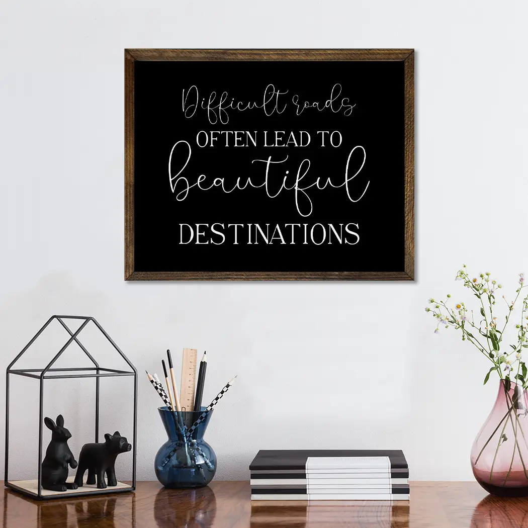 TIMBERLAND FRAME BEAUTIFUL DESTINATIONS BLACK
