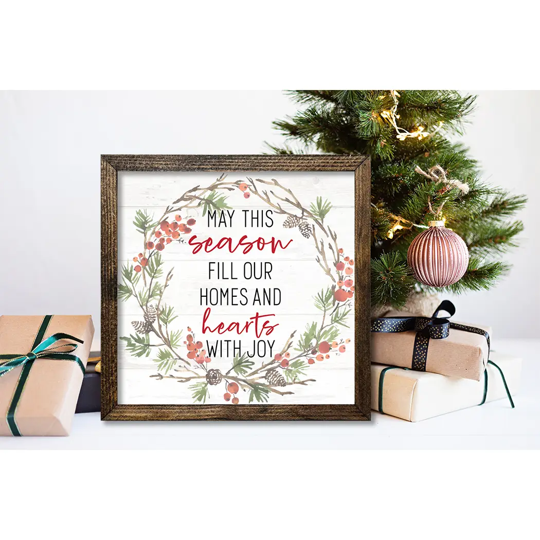 TIMBERLAND FRAME MAY THIS SEASON FILL OUR HOME AND HEARTS