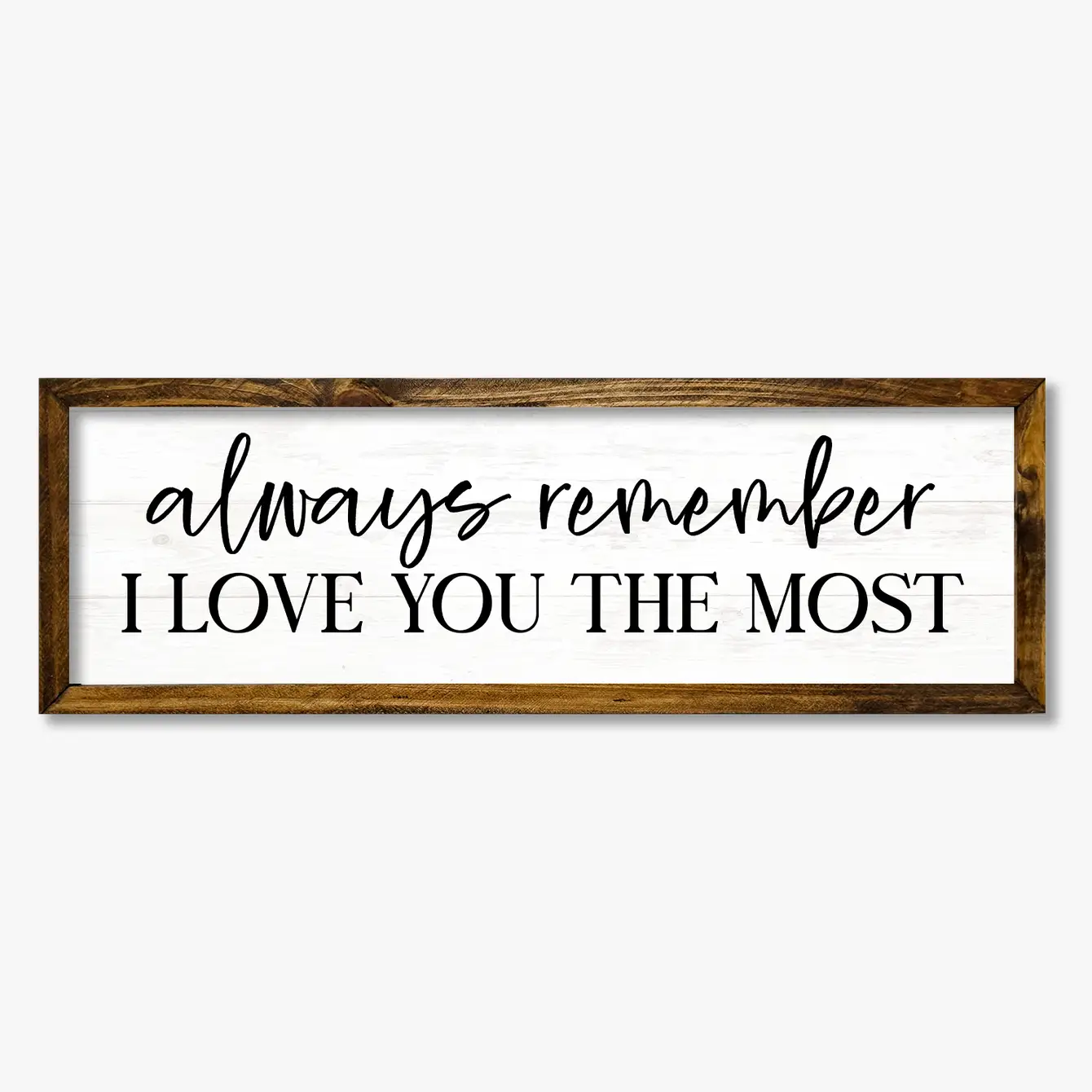 TIMBERLAND FRAME ALWAYS REMEMBER I LOVE YOU MOST
