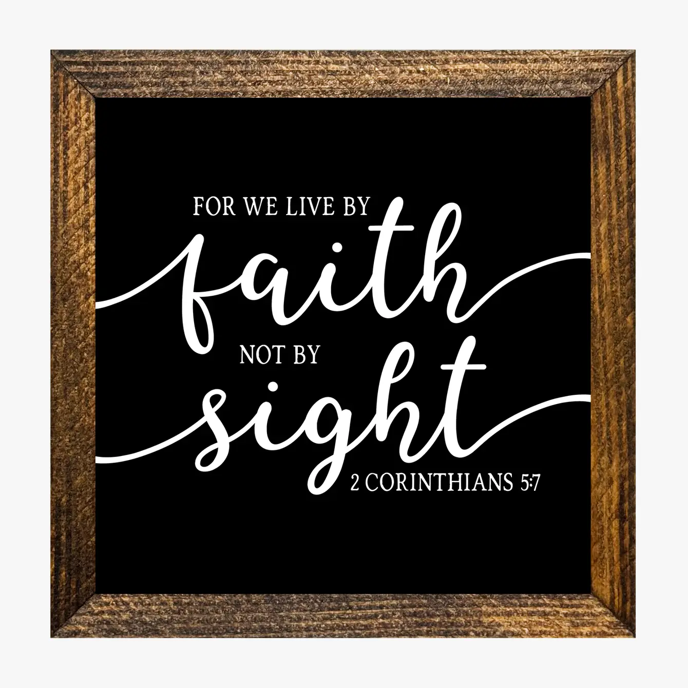 TIMBERLAND FRAME FOR WE LIVE BY FAITH