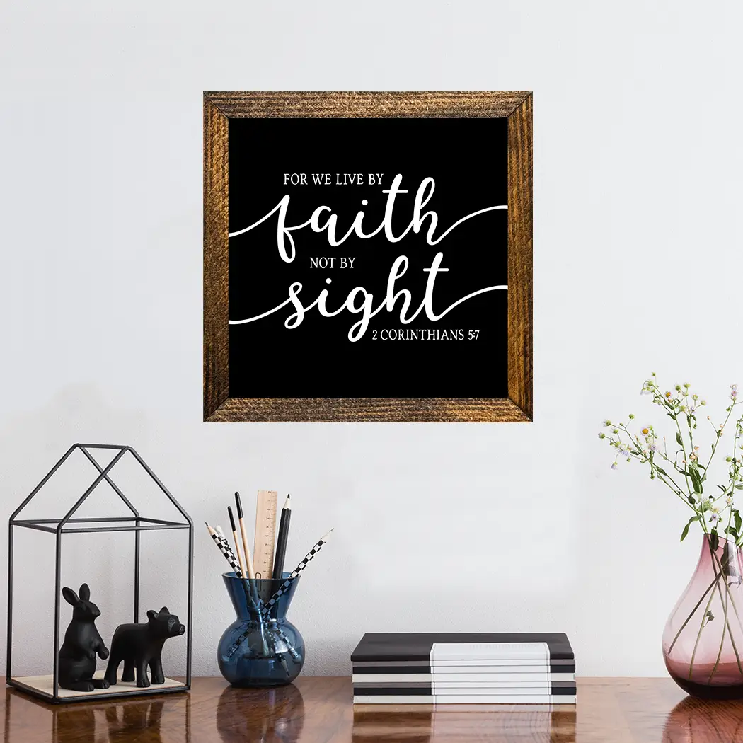 TIMBERLAND FRAME FOR WE LIVE BY FAITH