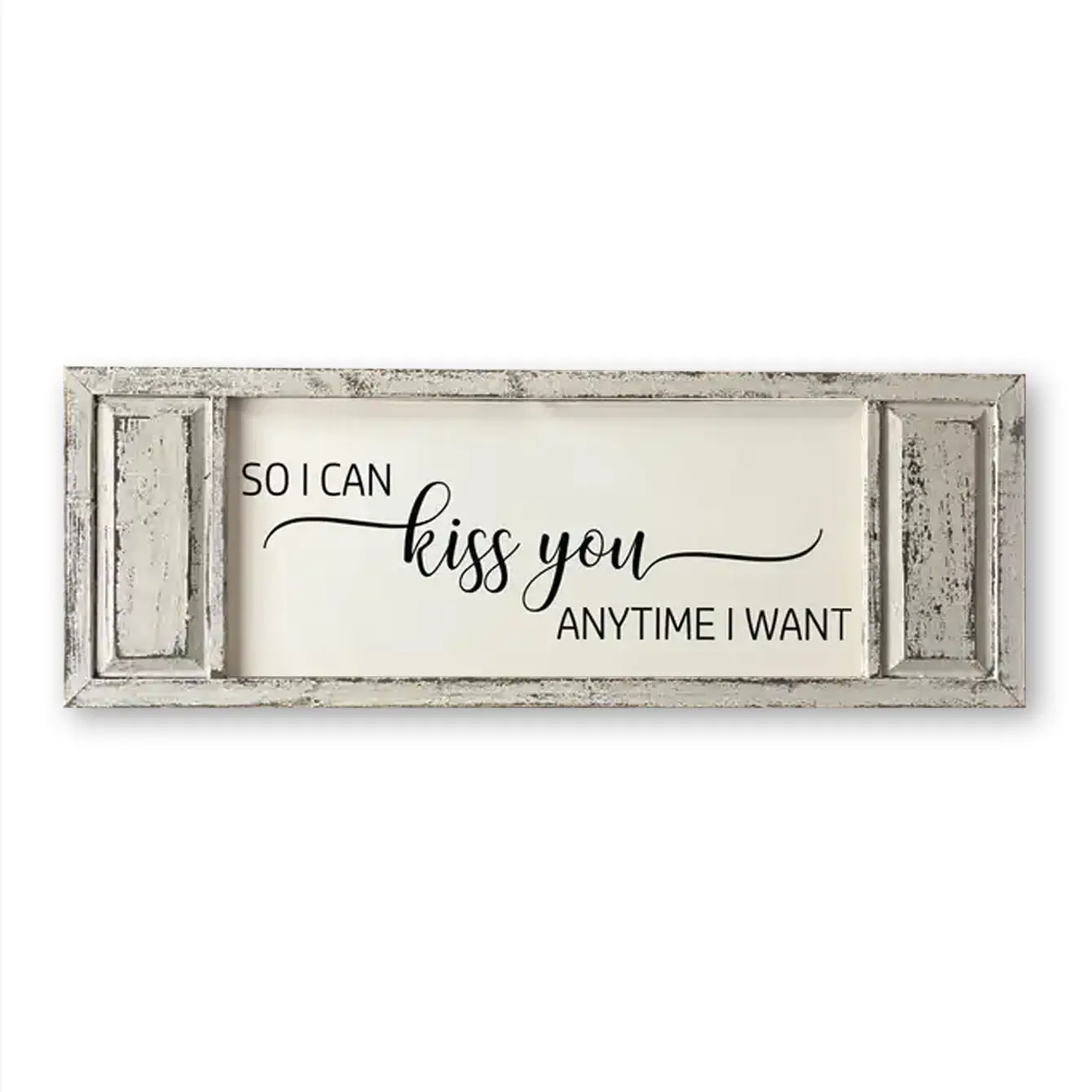 FRAMED CANVAS KISS YOU ANYTIME