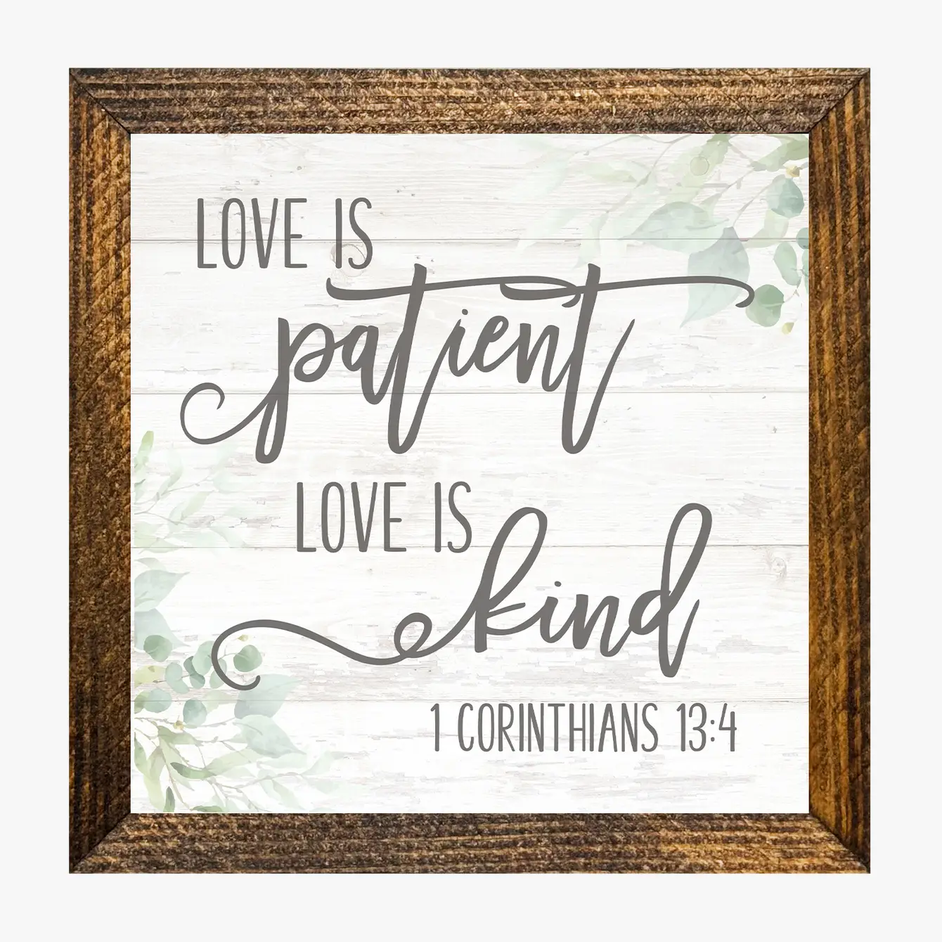 TIMBERLAND FRAME LOVE IS PATIENT (WHITE)