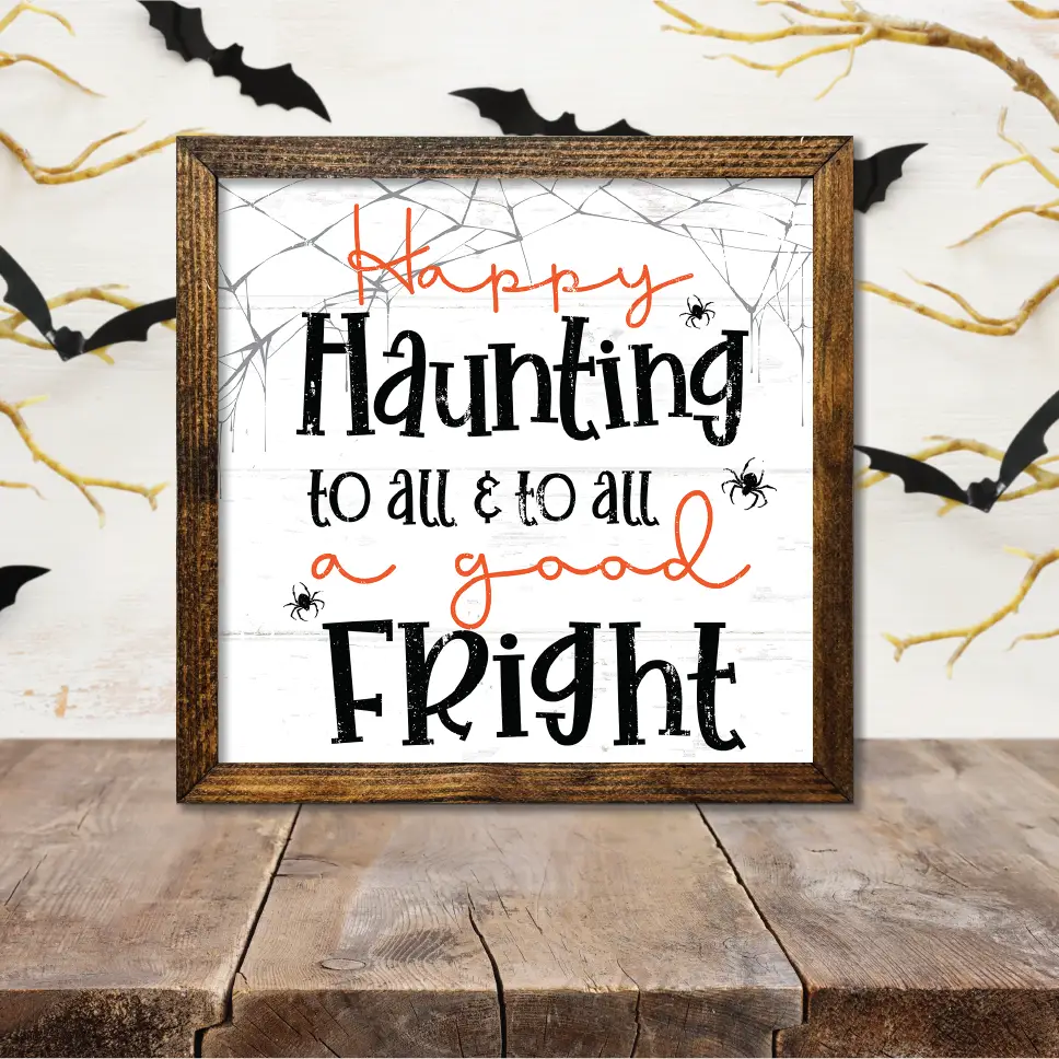 TIMBERLAND FRAME HAPPY HAUNTING TO ALL WHITE