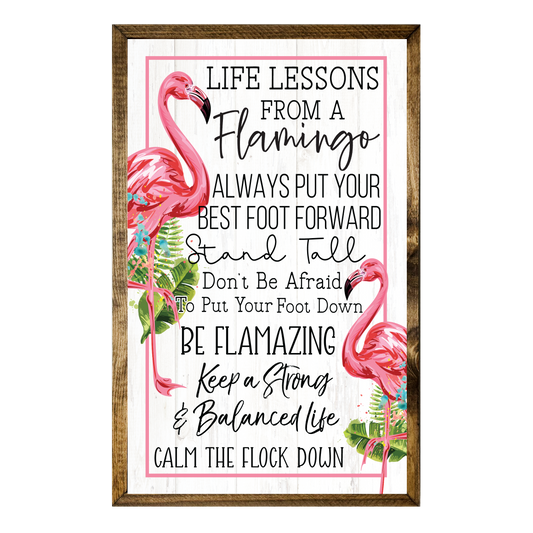 TIMBERLAND FRAME LIFE LESSONS FROM A FLAMINGO