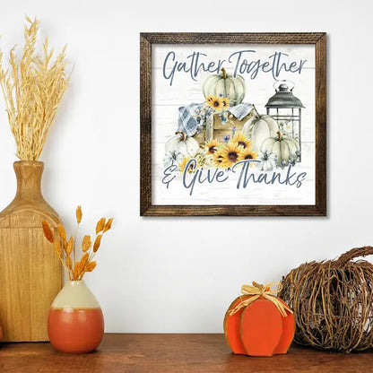 TIMBERLAND FRAME GATHER TOGETHER & GIVE THANKS