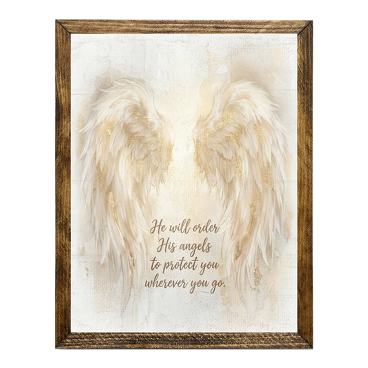 TIMBERLAND FRAME HE WILL ORDER HIS ANGELS TO PROTECT YOU