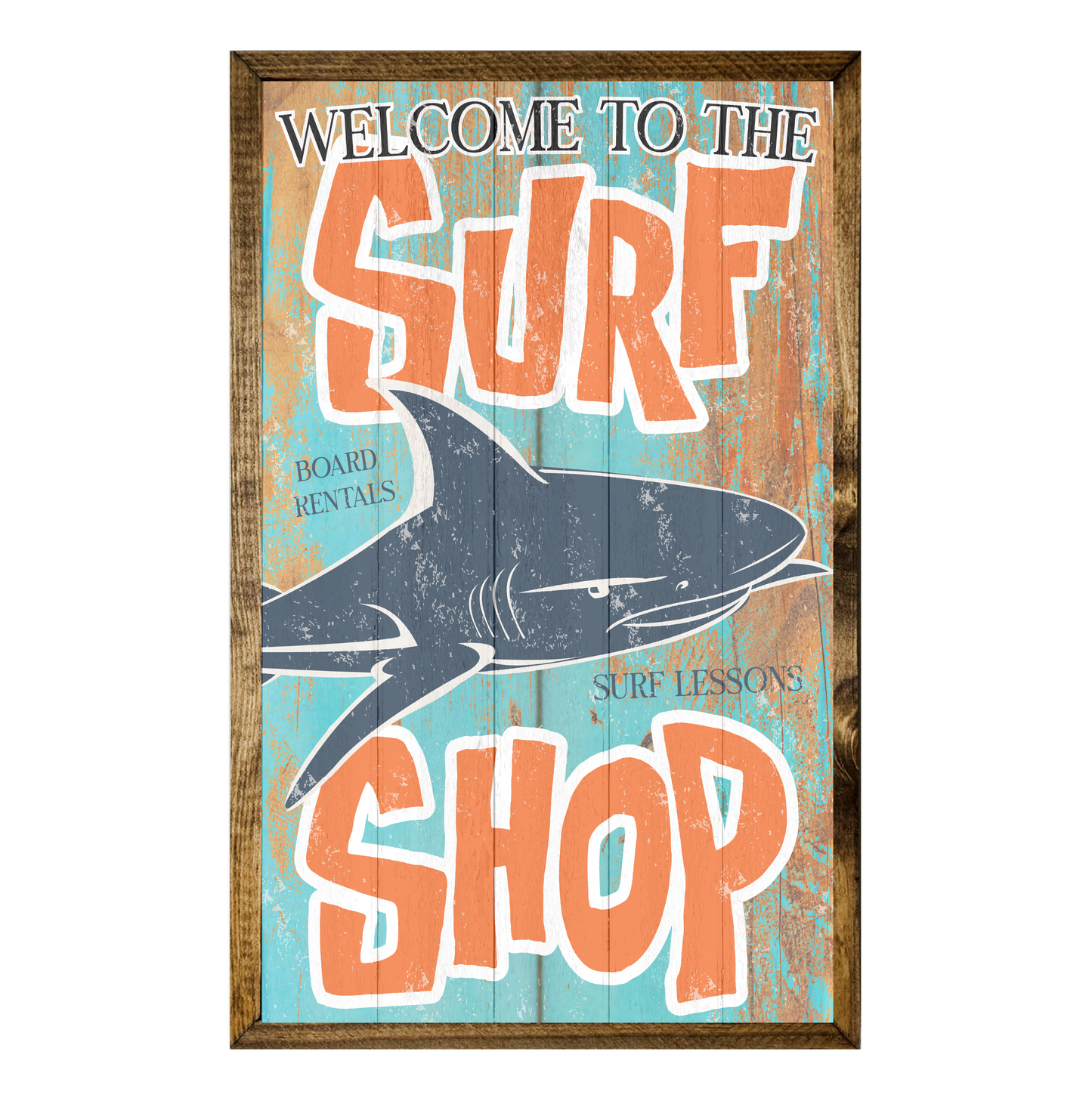 TIMBERLAND FRAME WELCOME TO THE SURF SHOP