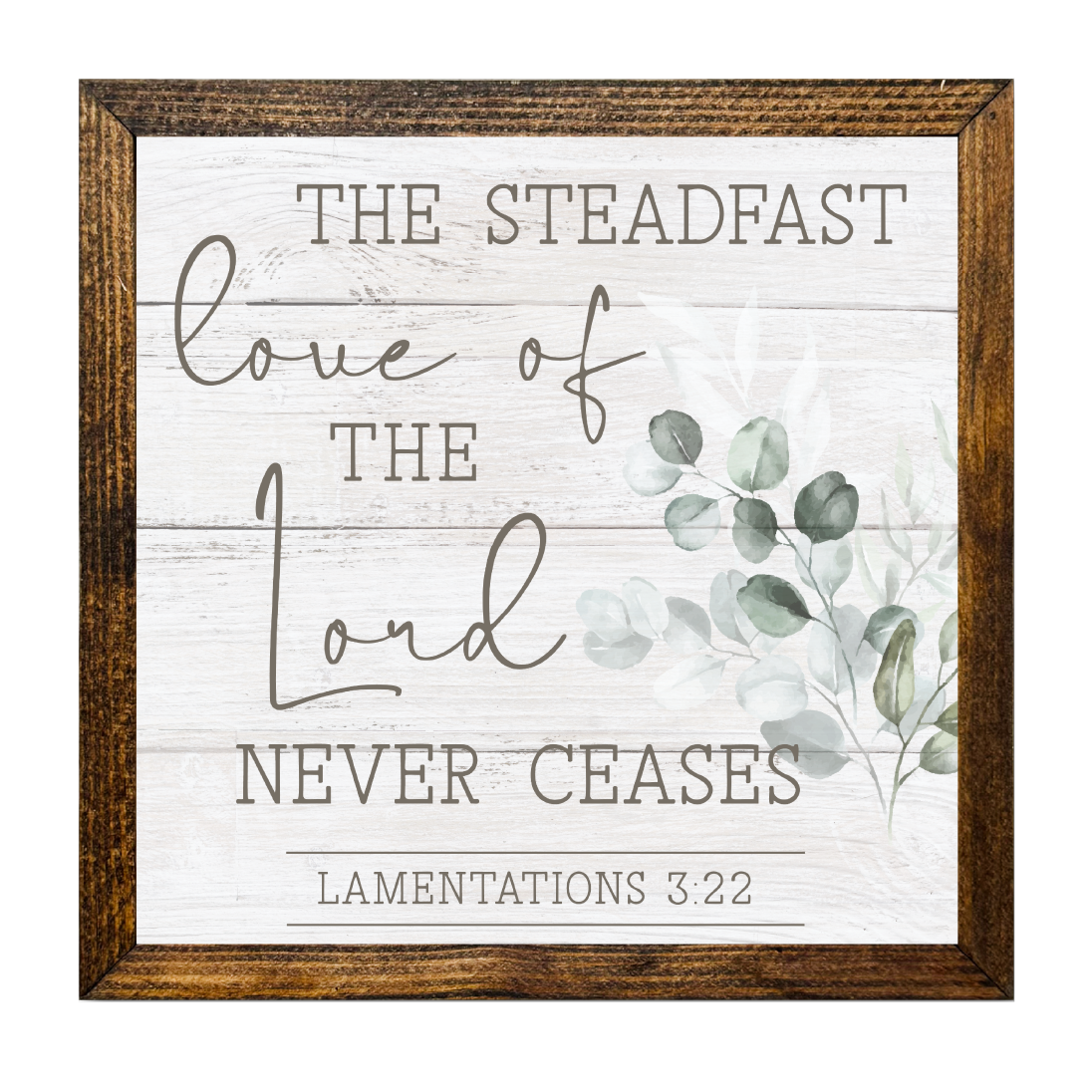 TIMBERLAND FRAME STEADFAST LOVE OF THE LORD